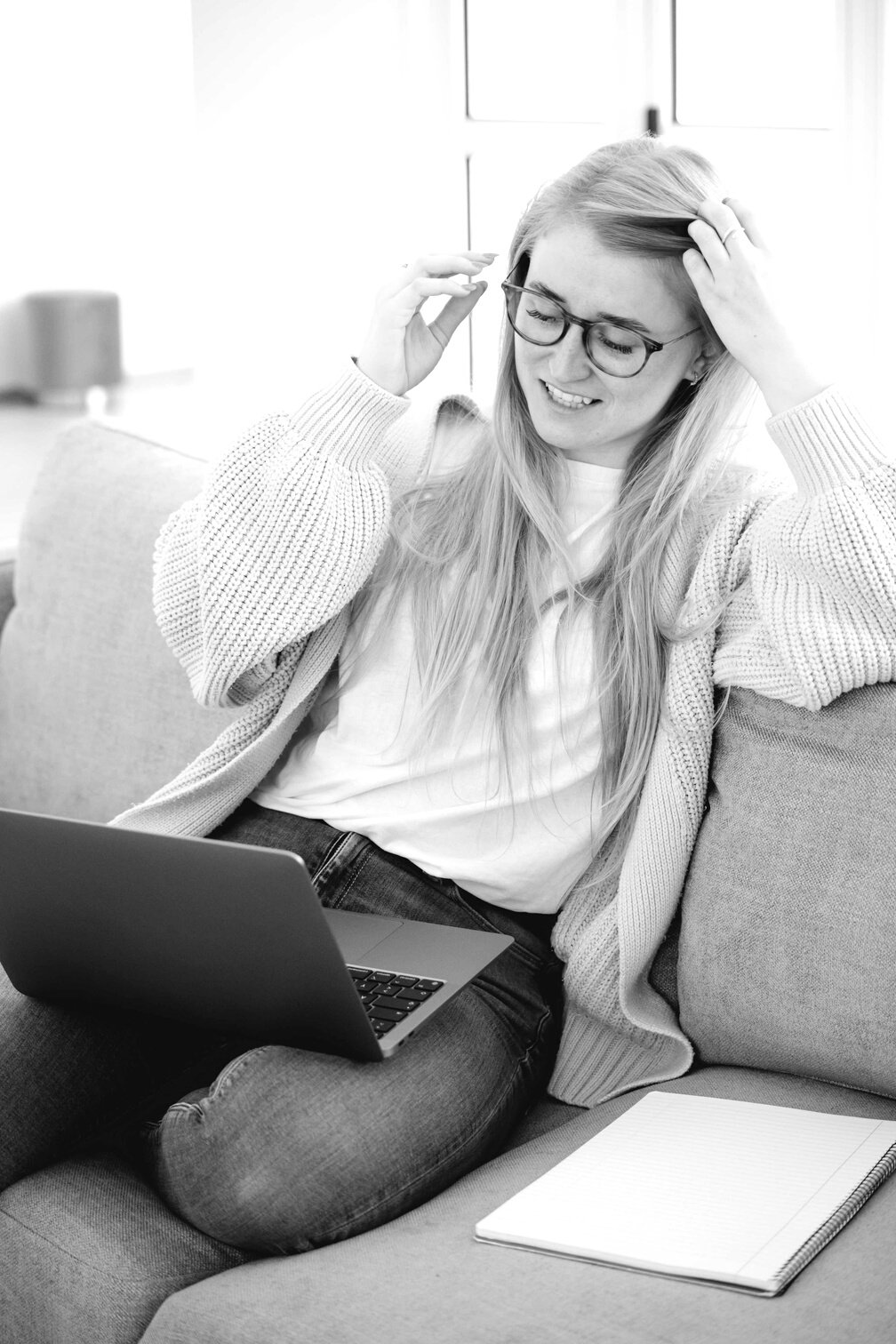 Woman Working from Home