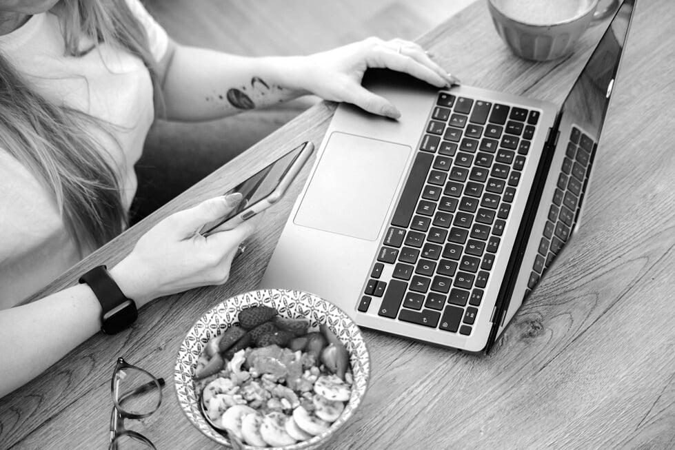 Woman Working from Home